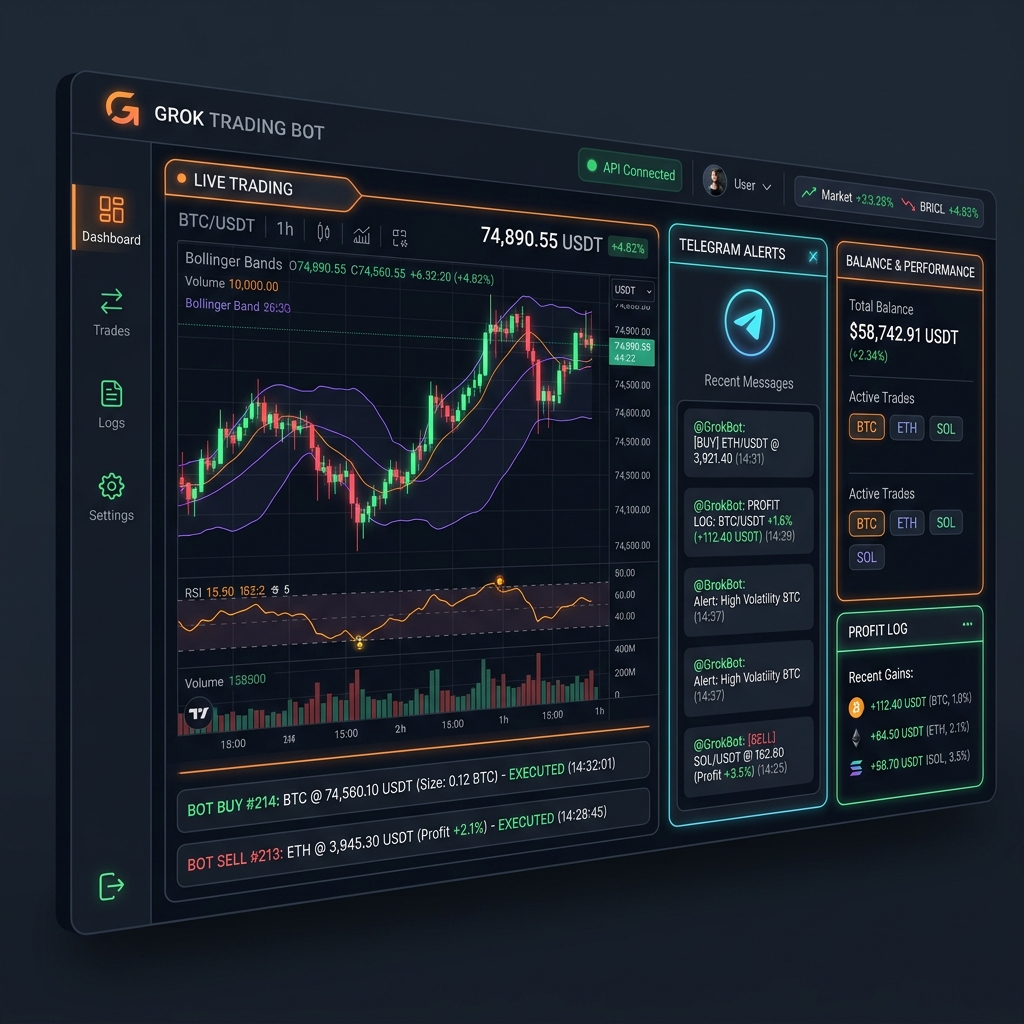 Grok Trading Bot para Binance Spot/Futures